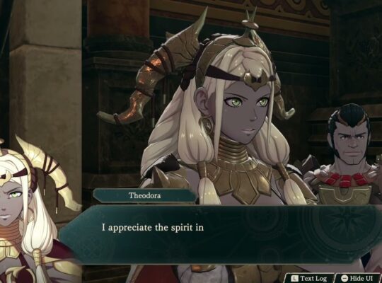 Fire Emblem: Fortune’s Weave – P 1 Cai’s Path Chapter 4: Orchel Checks Theodora’s Arm and Cai’s Hand