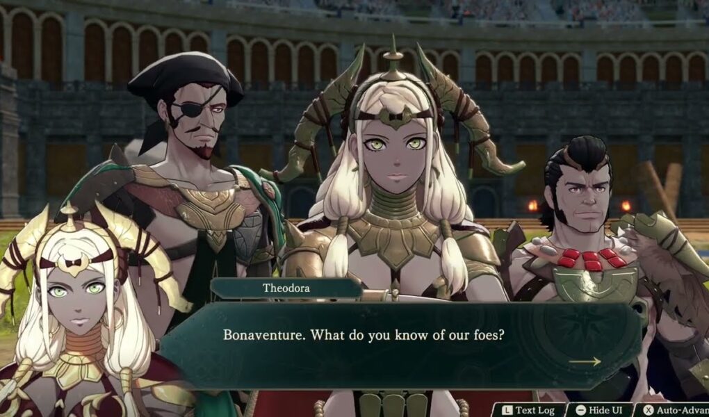 Fire Emblem: Fortune’s Weave – Part 1 Cai’s Path Chapter 4: Bonaventure Briefs Theodora Cutscene