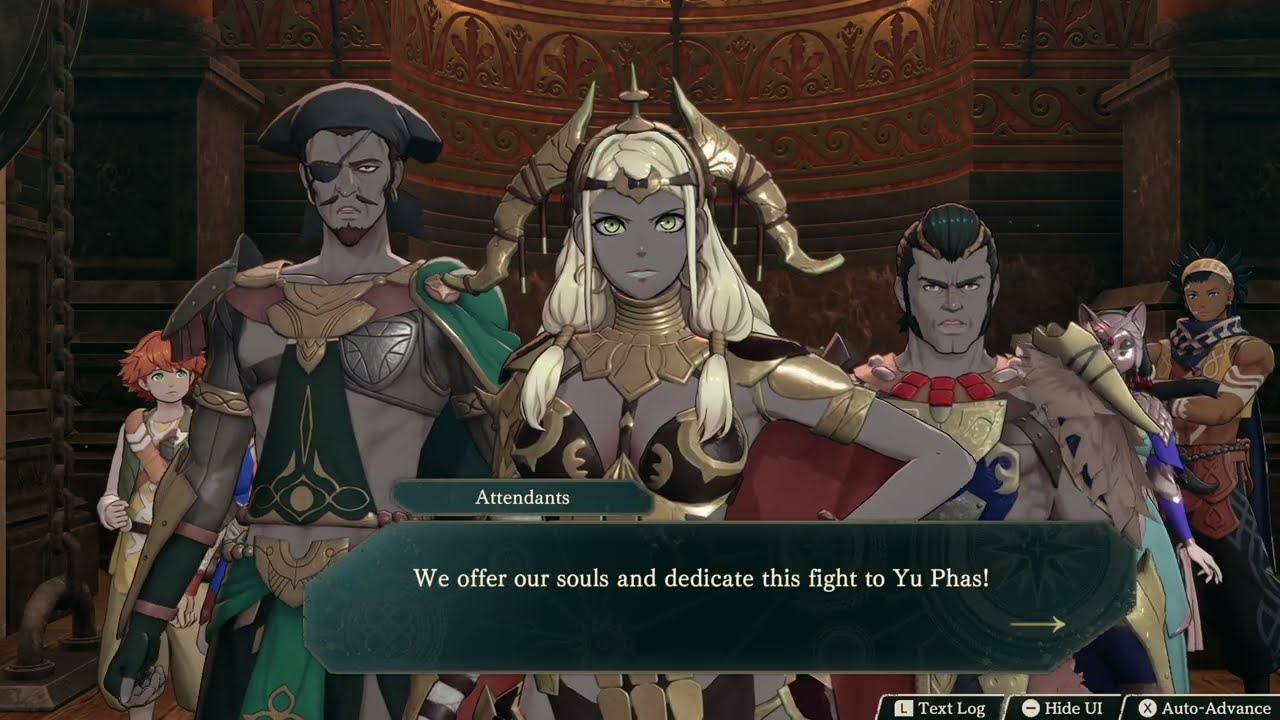 Fire Emblem: Fortune’s Weave – Part 1 Cai’s Path Chapter 4: Tialla Calls Theordora “Sis” Cutscene