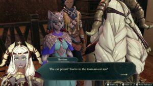Fire Emblem: Fortune’s Weave – Part 1 Cai’s Path Chapter 4: Theodora “It’s the Boy” Orchel Cutscene