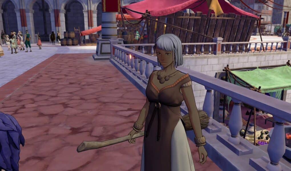 Fire Emblem: Fortune’s Weave – P 1 Cai’s Path Ch 5: A Peculiar Message: Speak To 2 Women with Brooms