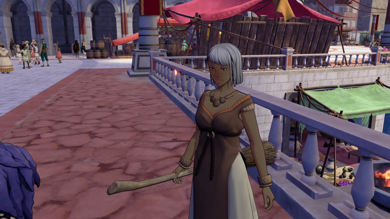Fire Emblem: Fortune’s Weave – P 1 Cai’s Path Ch 5: A Peculiar Message: Speak To 2 Women with Brooms