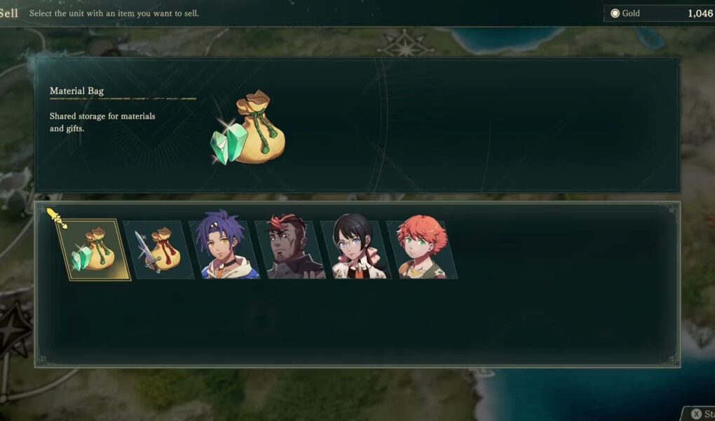 Fire Emblem: Fortune’s Weave – P 1 Cai’s Path Ch 5: Trading On The World Map: Buy Hunter’s Bow