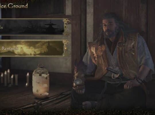 Onimusha: WoTS – The Oni’s Apprentice: Practice Ground: Drills Deflect | Takamura Gives Wind Whipper