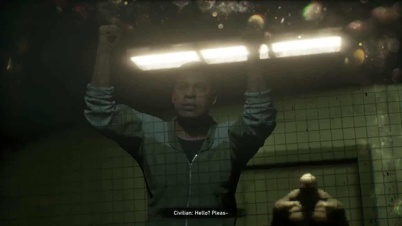 Gears of War: E Day – Act 1 Chapter 2 Kaluna Police HQ: First Time Mracus Sees Locust Drone Cutscene