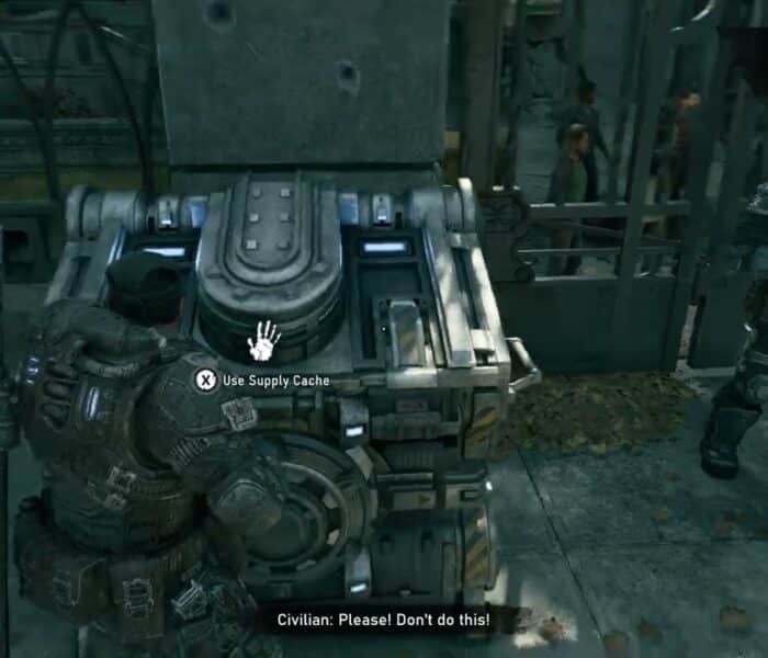 Gears of War: E Day – Act 2 Chapter 2: Supply Cache: Weapon Mods: Tactical Gear Changes
