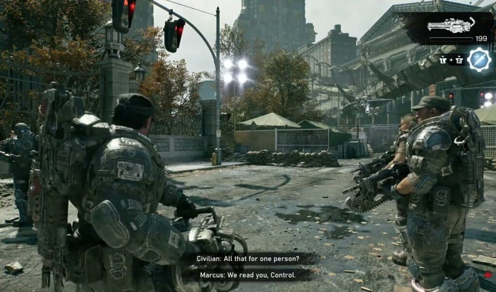Gears of War: E Day – Act 2 Chapter 2: Civilians Verbally Attack COG Gears For Extracting VIPs