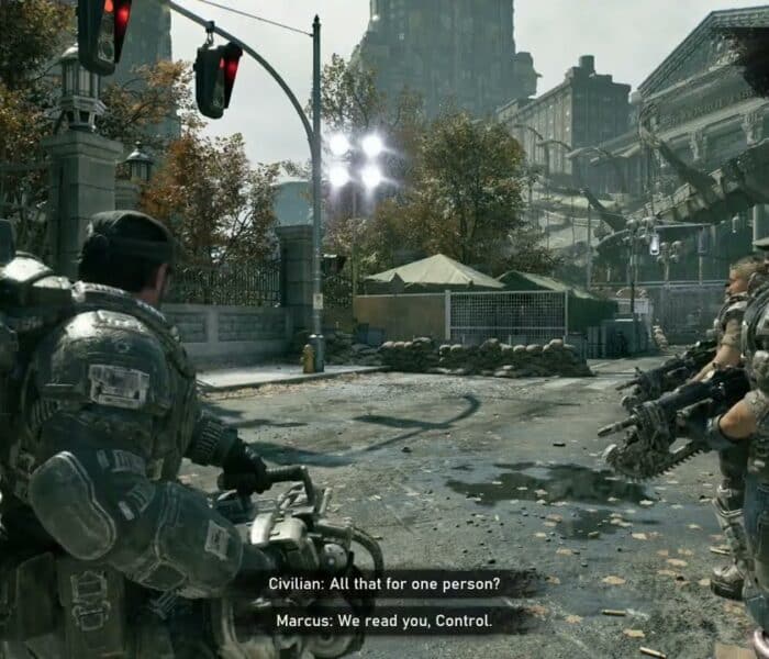 Gears of War: E Day – Act 2 Chapter 2: Civilians Verbally Attack COG Gears For Extracting VIPs