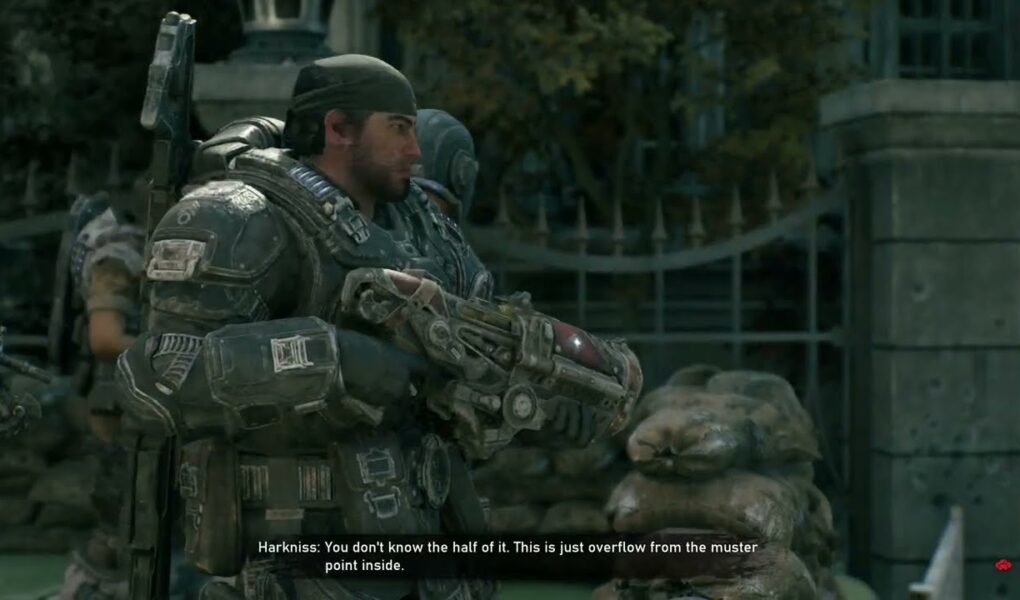 Gears of War: E Day – Act 2 Chapter 2: Defend The Courthouse: Place Defenses – Prepare For Waves