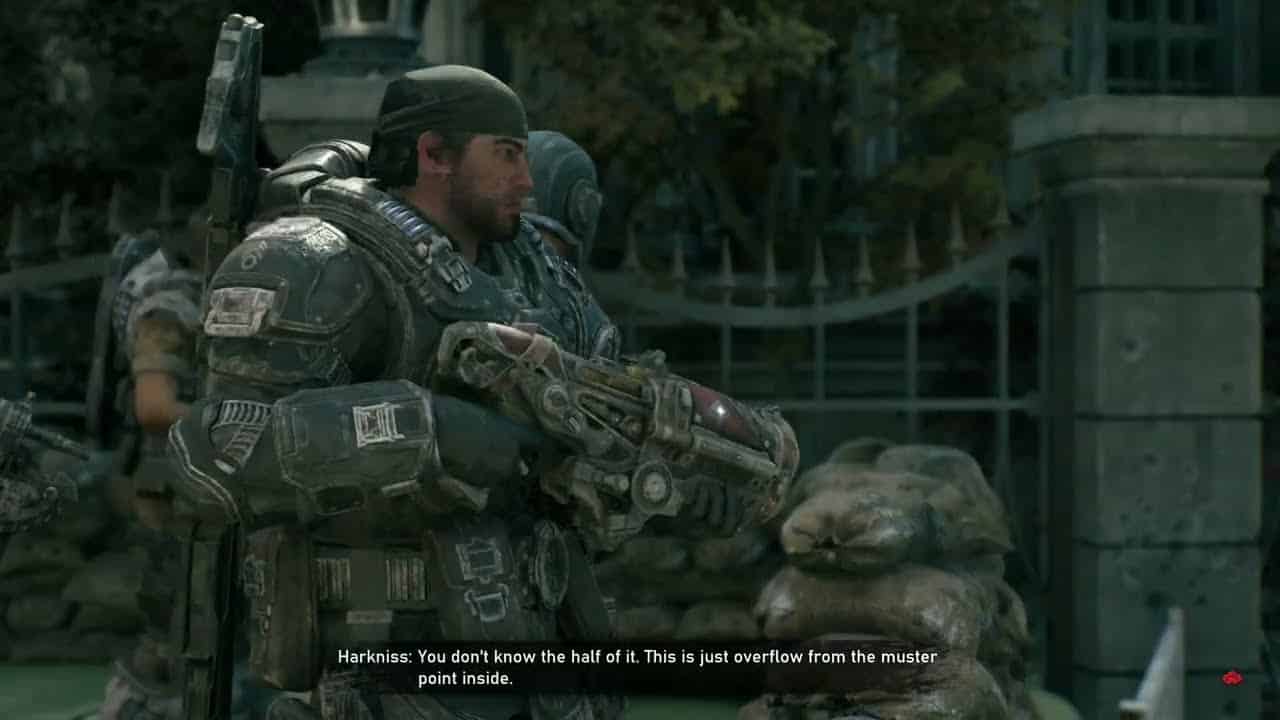 Gears of War: E Day – Act 2 Chapter 2: Defend The Courthouse: Place Defenses – Prepare For Waves