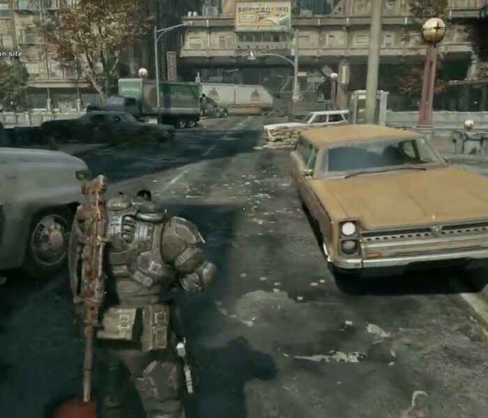 Gears of War: E Day – Act 2 Chapter 2: Supply Cache: Add Bayonet On Gnasher – Armor Mods