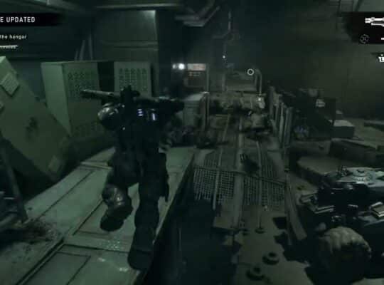 Gears of War: E Day – Act 2 Chapter 5: Regroup at The Hangar: Defeat the Reaver – Defeat All Enemies
