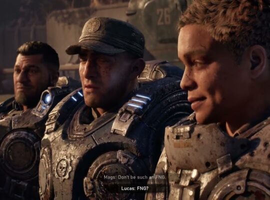 Gears of War: E Day – Act 2 Chapter 5: Marcus Meets Commander Zee – Corpsor Rips Airfield Cutscene