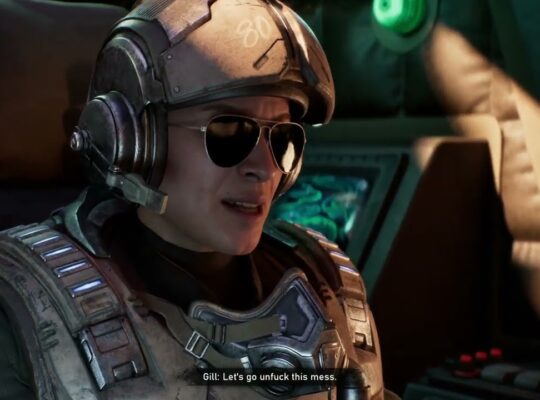 Gears of War: E Day – Act 2 Chapter 4: Bravo Squad Meets Daan Riggs and Gill Gettner Cutscene