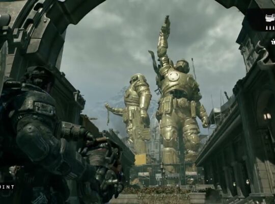Gears of War: E Day – Act 2 Chapter 3: Bravo Discovers Nemacysts – Clear The Plaza – Open Hard Case