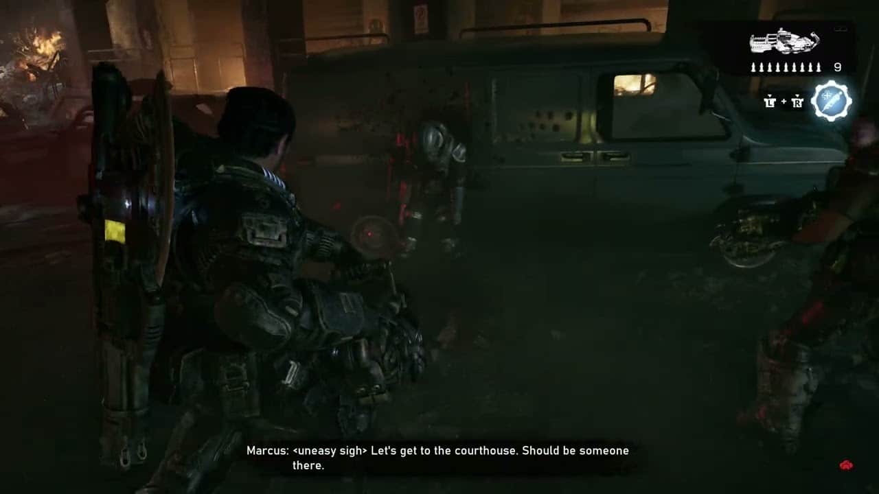 Gears of War: E Day – Act 2 Chapter 3: Take Sal Harkniss and Siv Srickland’s COG Tags