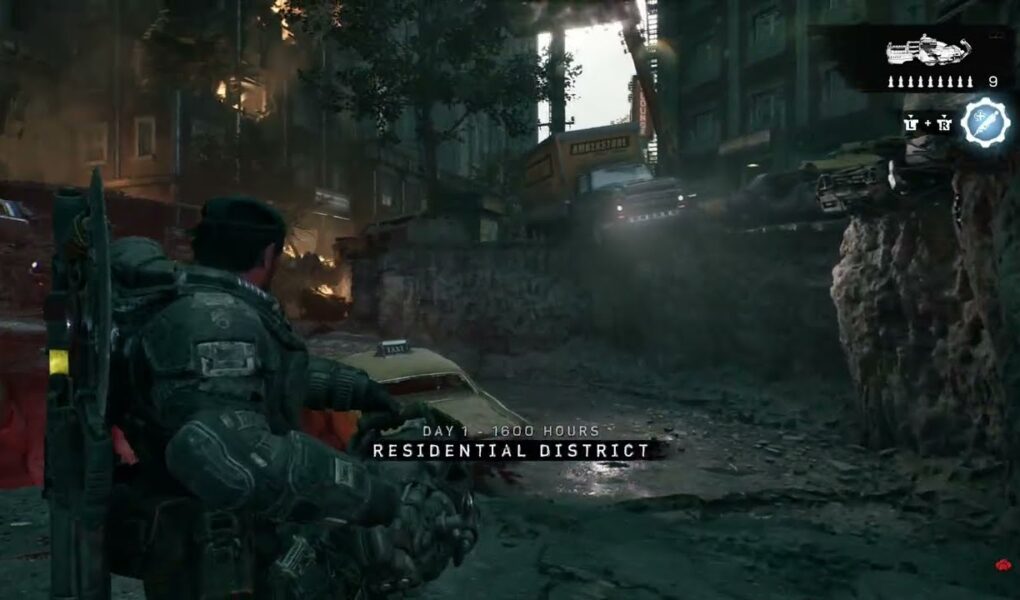 Gears of War: E Day – Act 2 Chapter 3: Day 2 1600 Residential District Cutscene – Head For Charlie