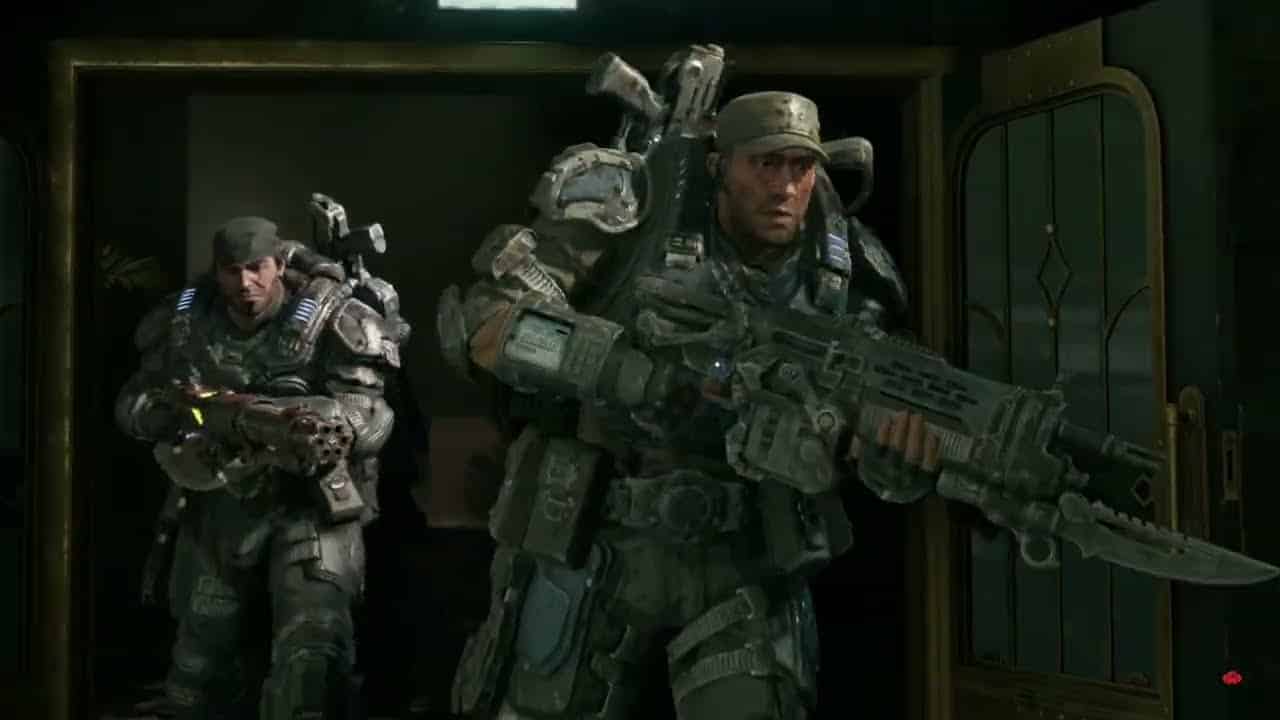 Gears of War: E Day – Act 2 Chapter 2: Patch Onto Field Relay: Lucas Cutscene – Portrait of Chairman