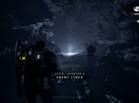 Gears of War: E Day – Act 3 Chapter 2: Locust Tunnel Discoveries: Collectibles, Striga, Helmet