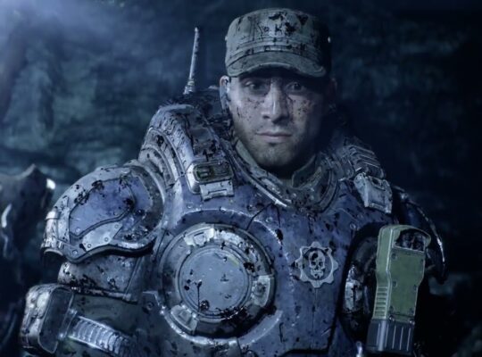 Gears of War: E Day – Act 3 Chapter 2: Bravo Team Falls Into Locust Hole Cutscene | Mags, Lucas, Dom