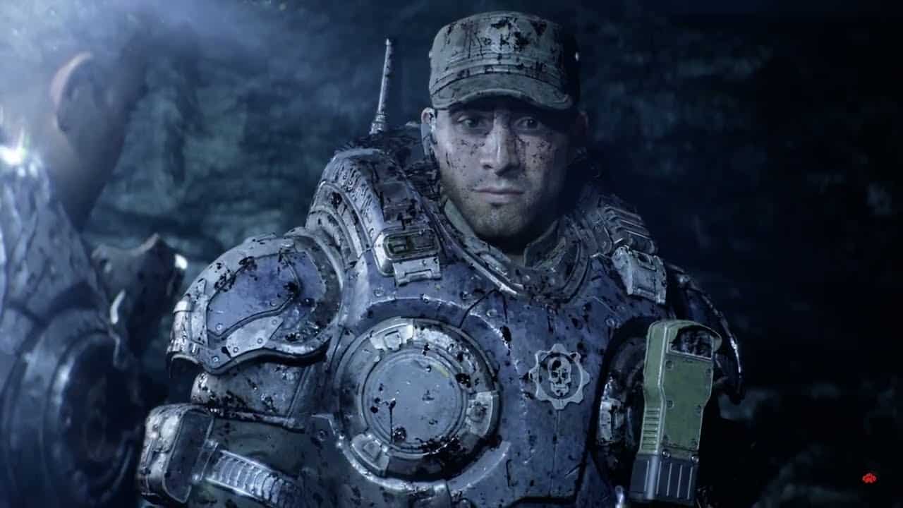 Gears of War: E Day – Act 3 Chapter 2: Bravo Team Falls Into Locust Hole Cutscene | Mags, Lucas, Dom