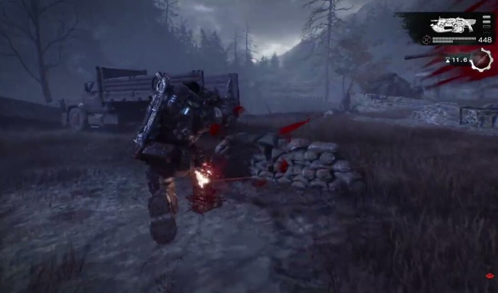 Gears of War: E Day – Act 3 Chapter 1: Outside Fairlight Outpost: Kill All The Enemies Gameplay
