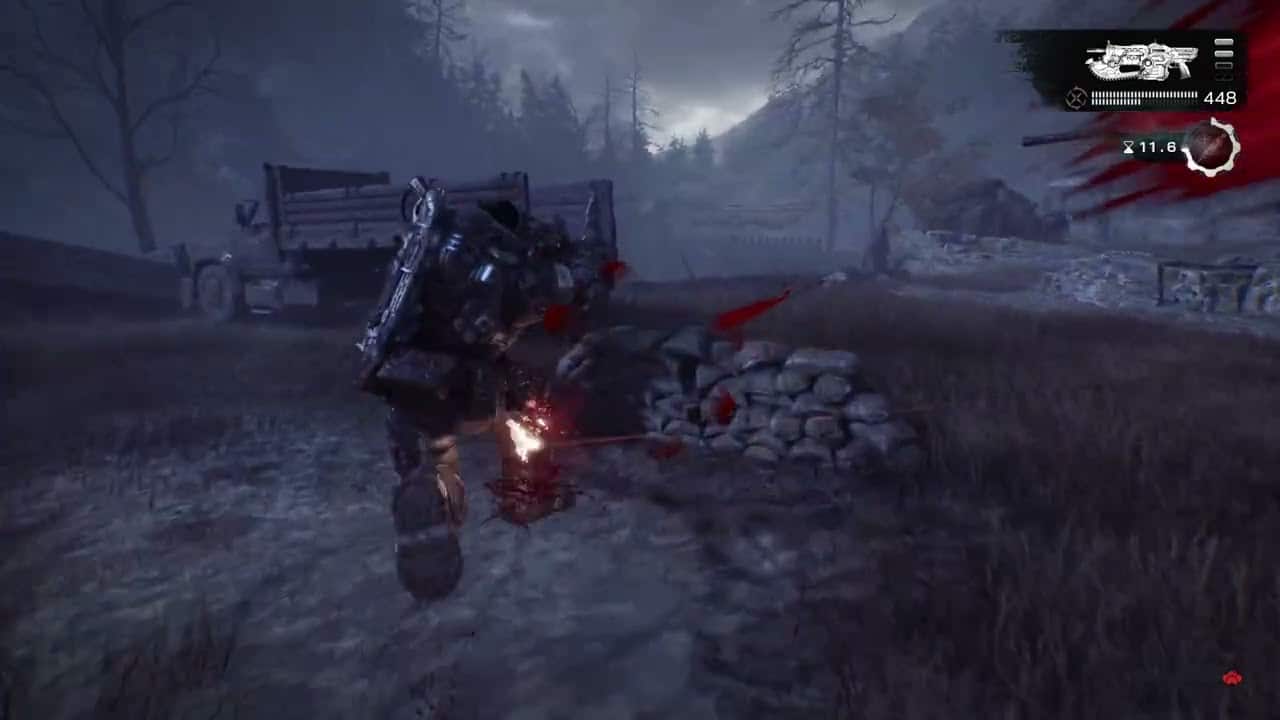 Gears of War: E Day – Act 3 Chapter 1: Outside Fairlight Outpost: Kill All The Enemies Gameplay