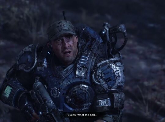 Gears of War: E Day – Act 3 Chapter 1: Armored Wretch Introduction Cutscene – Forest Fight Gameplay