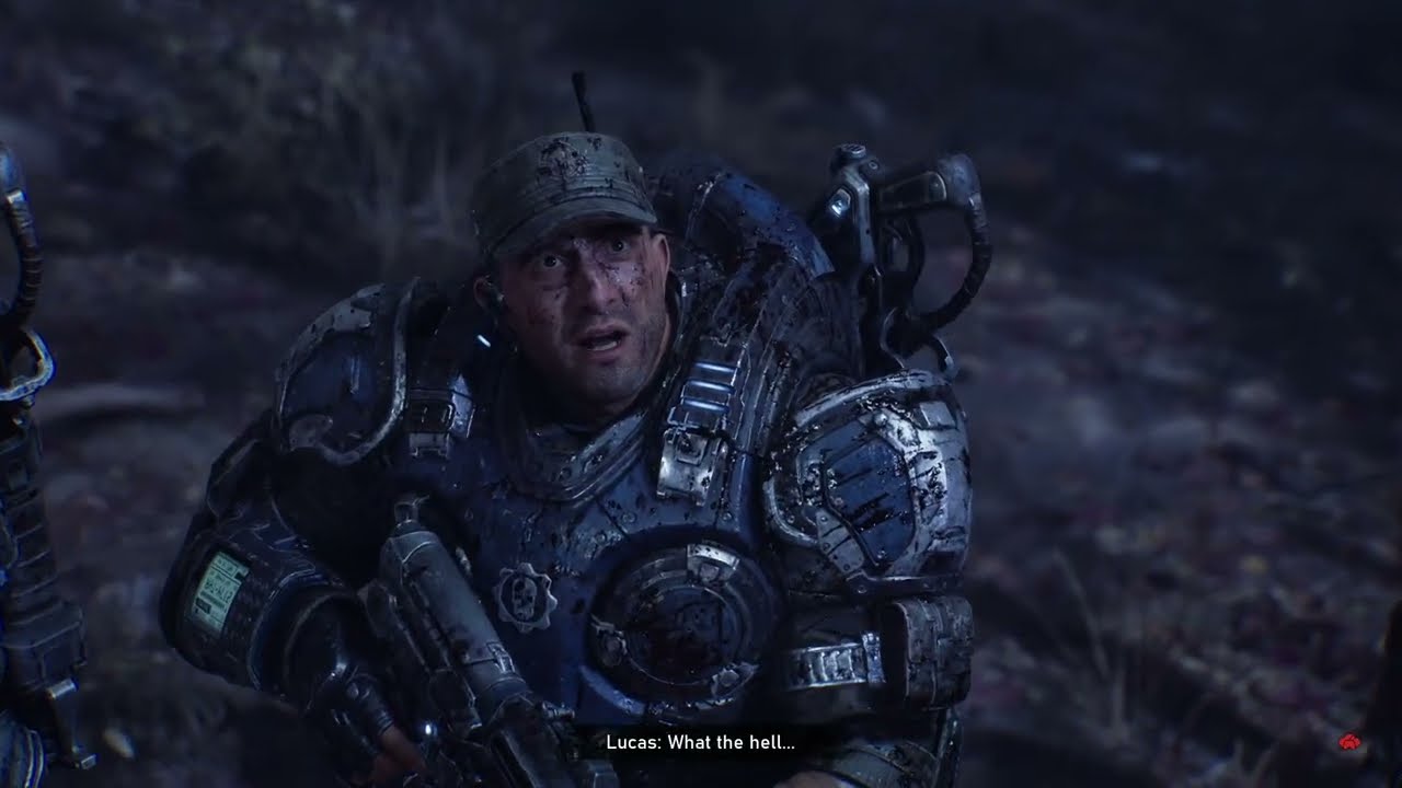 Gears of War: E Day – Act 3 Chapter 1: Armored Wretch Introduction Cutscene – Forest Fight Gameplay