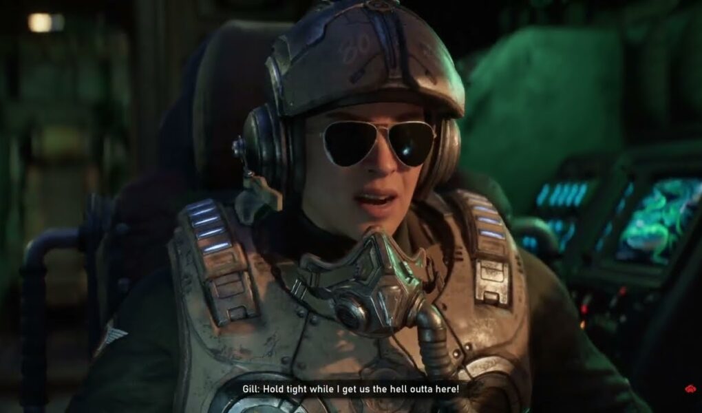Gears of War: E Day – Act 2 Chapter 5: Reach Gil’s Raven – Daan Riggs Saves Lucas Reyes Cutscene