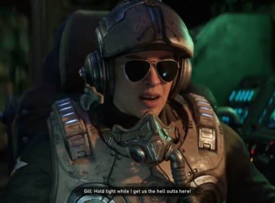 Gears of War: E Day – Act 2 Chapter 5: Reach Gil’s Raven – Daan Riggs Saves Lucas Reyes Cutscene