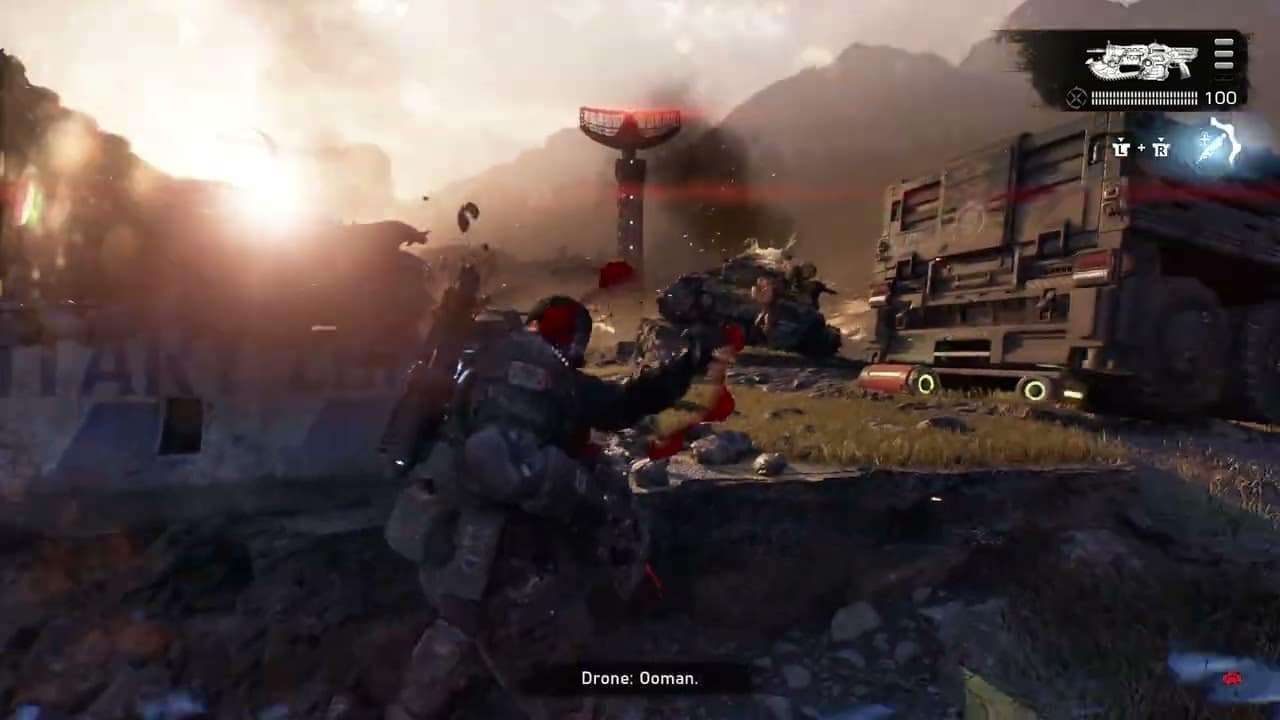Gears of War: E Day – Act 2 Chapter 5: Push Across The Runway Action Set Piece Gameplay Sequence