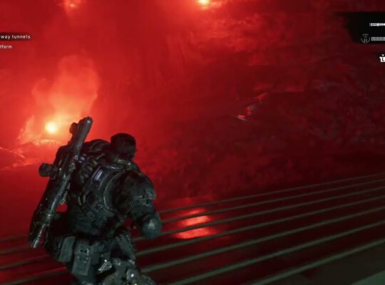 Gears of War: E Day – Act 3 Chapter 2: Subway Tunnels: Pulse Drone Wretchers | Hard Chest Location
