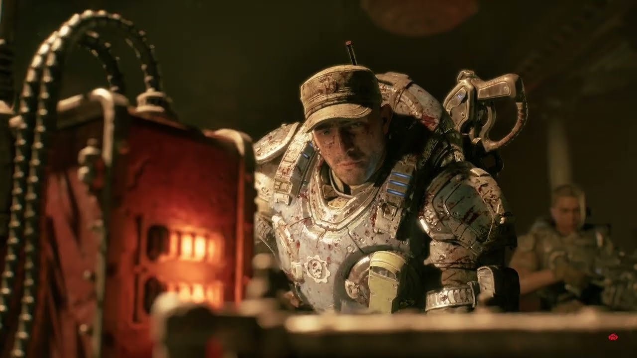 Gears of War: E Day – Act 3 Chapter 2: Lucas “They’ve Been Listening To Our Comms” Device Cutscene