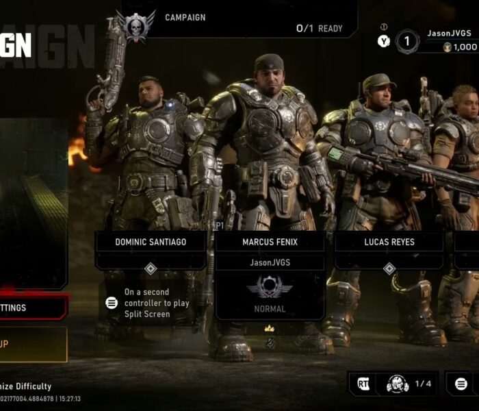 Gears of War: E Day – Profile Customization (Icon, Title, Emblem) – Xbox Series X Default Settings