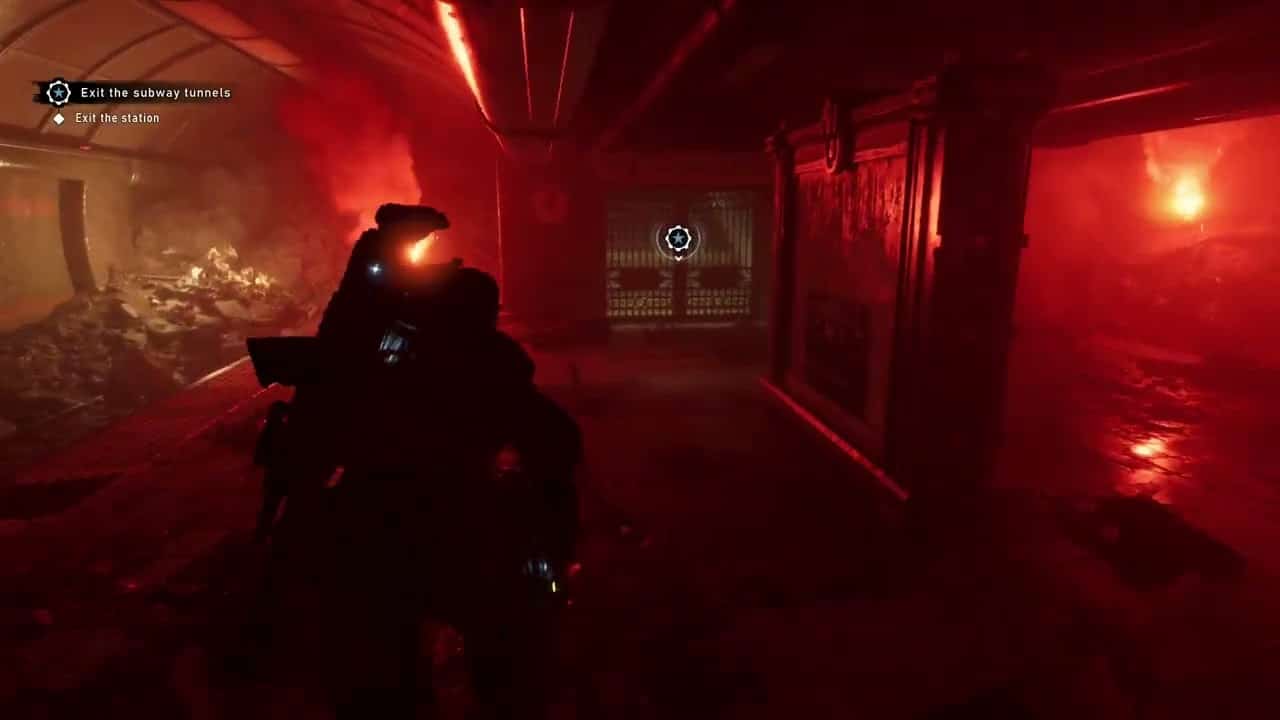 Gears of War: E Day – Act 3 Chapter 2: Defeat The Flayer (Gorehook) Climb To Street Level Gameplay
