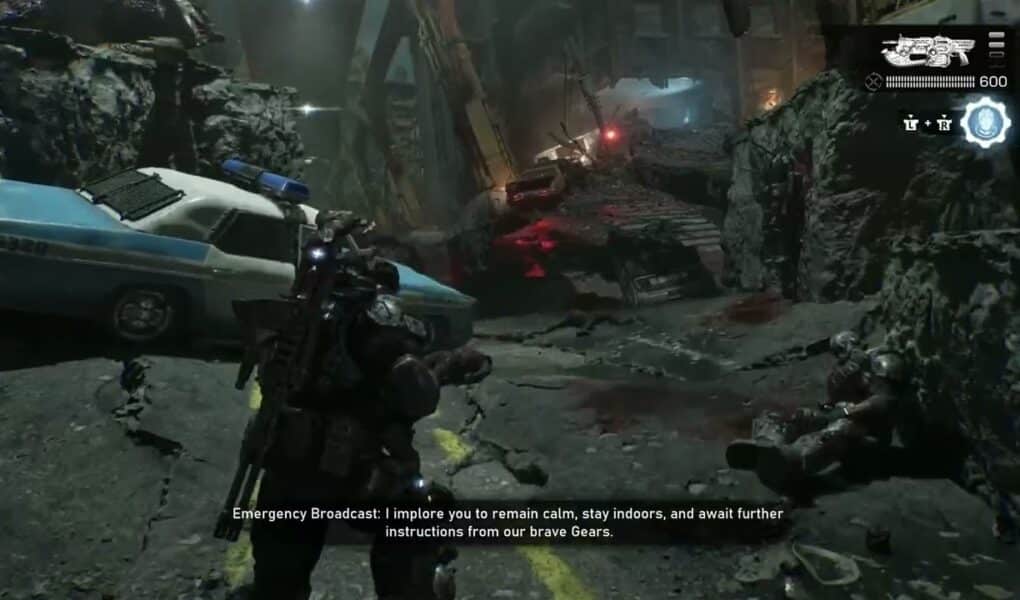 Gears of War: E Day – Act 3 Ch 3: Chairman Tomas Dalyell Emergency Broadcast “New Enemy The Locust”