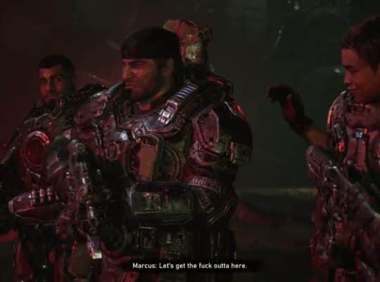 Gears of War: E Day – Act 3 Chapter 2: Collapsed Ceiling Kills Corpsor | Mags “Way Back Up” Cutscene