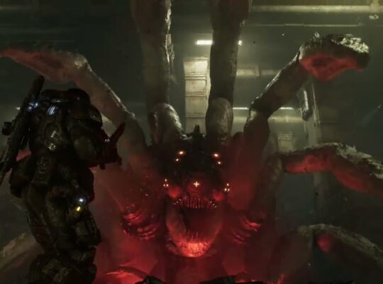 Gears of War: E Day – Act 3 Chapter 2: Follow The Tunnels: Corpsor Traps Bravo Team Cutscene