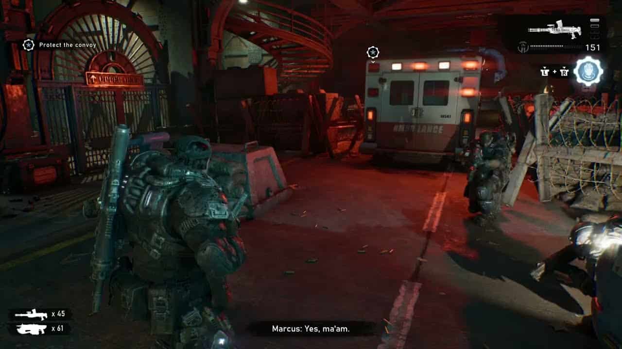 Gears of War: E Day – Act 3 Chapter 4: Day 2 Allfather’s Legacy Bridge: Protect The Convoy