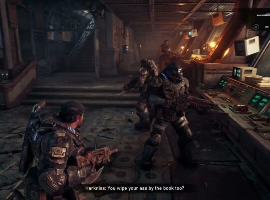 Gears of War: E Day – Act 2 Chapter 1: Reach East Control Room: Lower Central Span – Harkniss, Lucas