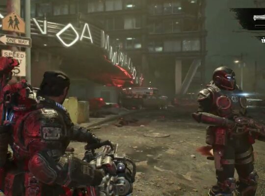 Gears of War: E Day – Act 3 Chapter 3: Pvt Barton and PFC Keyes “The Impaler” Gossip (Vraahk)