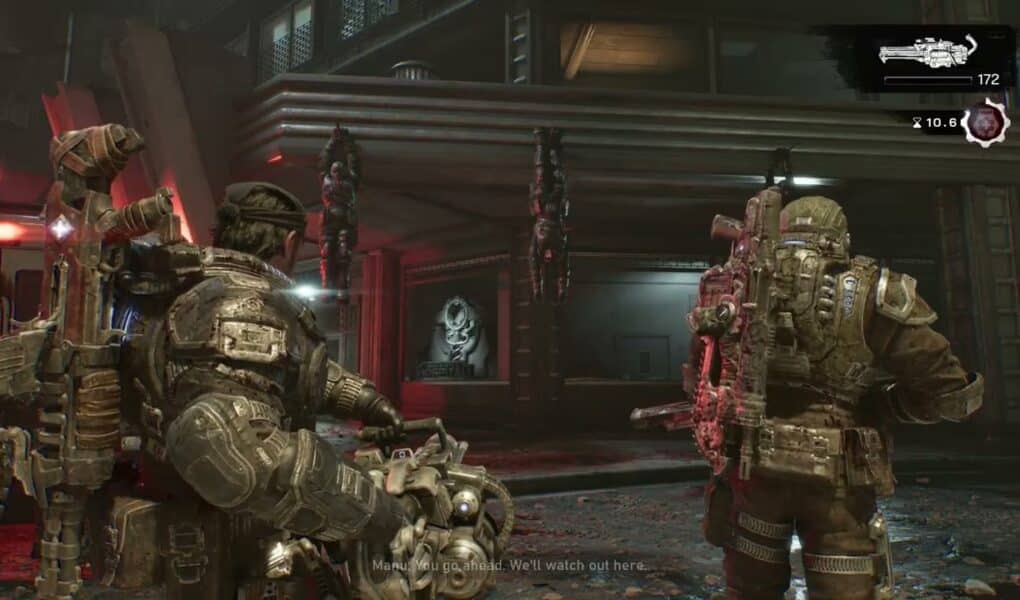 Gears of War: E Day – Act 3 Chapter 3: Regroup with Manu at Hospital (Epsilon Squad Sequence)
