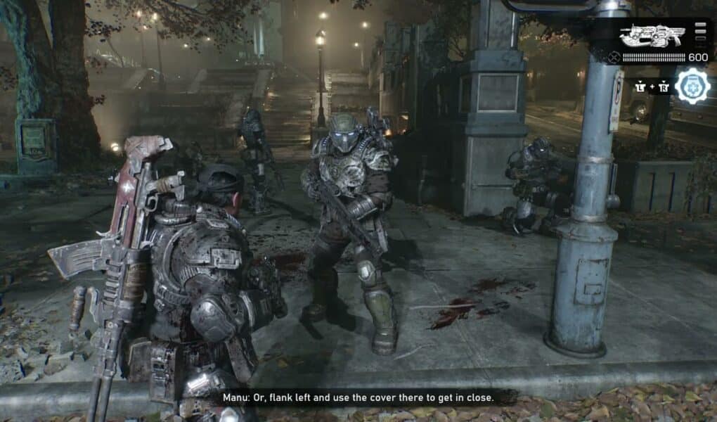 Gears of War: E Day – Act 3 Chapter 3: Head To Hospital: Talk with Manu | Luis Garcia COG Tags