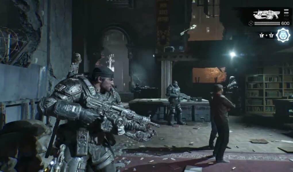Gears of War: E Day – Act 3 Chapter 3 Library: Mayor Isabel Shaw “Listen To These Gears, Your Gears”