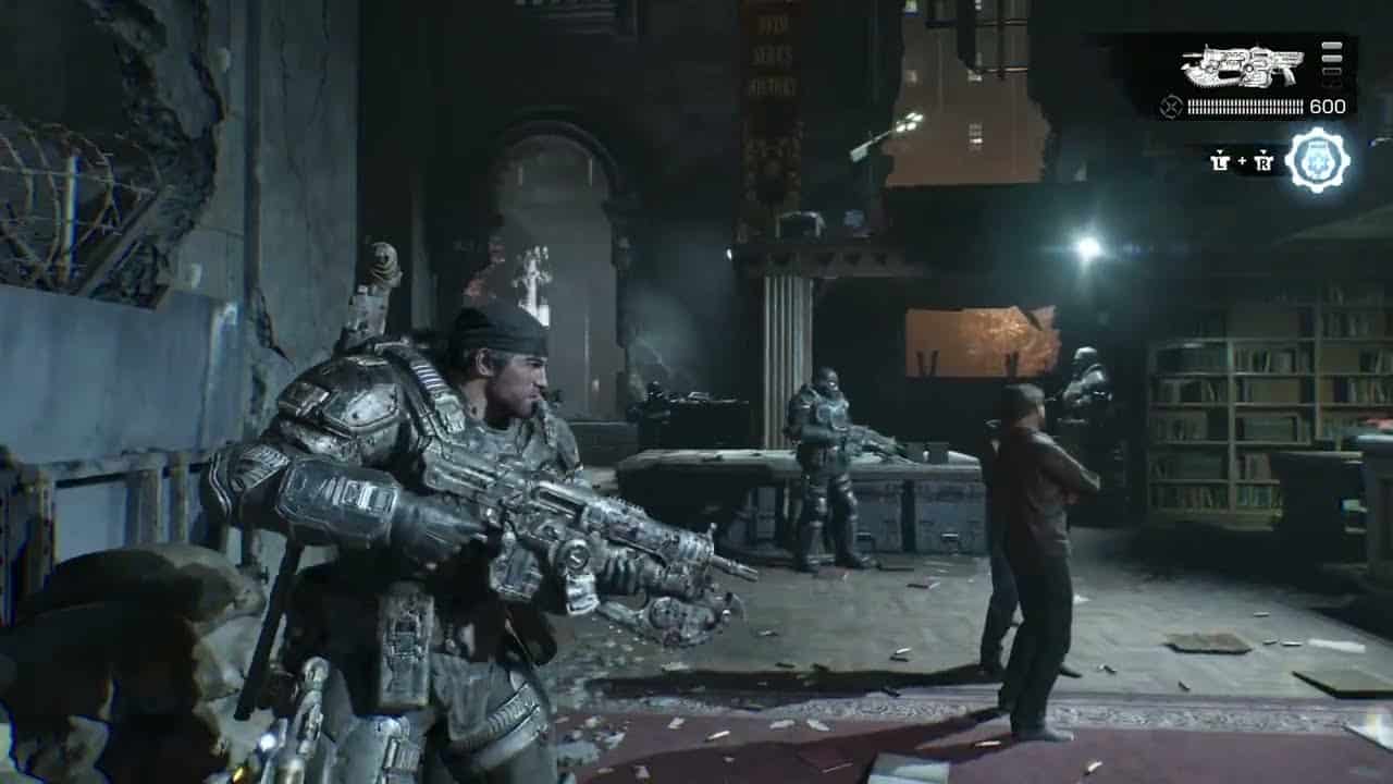 Gears of War: E Day – Act 3 Chapter 3 Library: Mayor Isabel Shaw “Listen To These Gears, Your Gears”