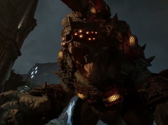 Gears of War: E Day – Act 3 Chapter 6: Fight Brumak with Russ | Runs Off Sequence