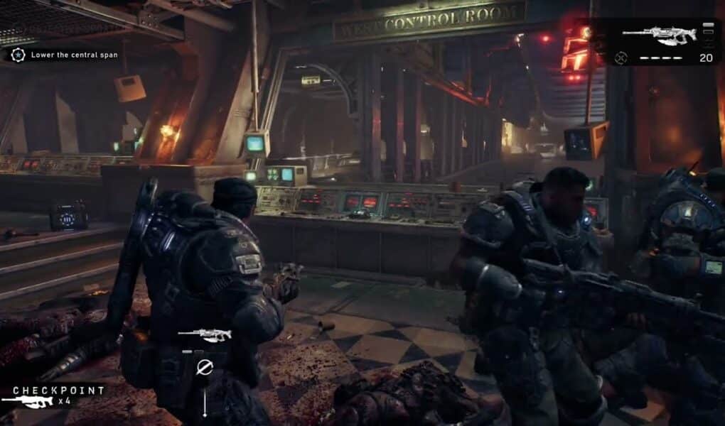 Gears of War: E Day – Act 2 Chapter 1: Control Room: Eliminate The Threat – Breachshot Gameplay