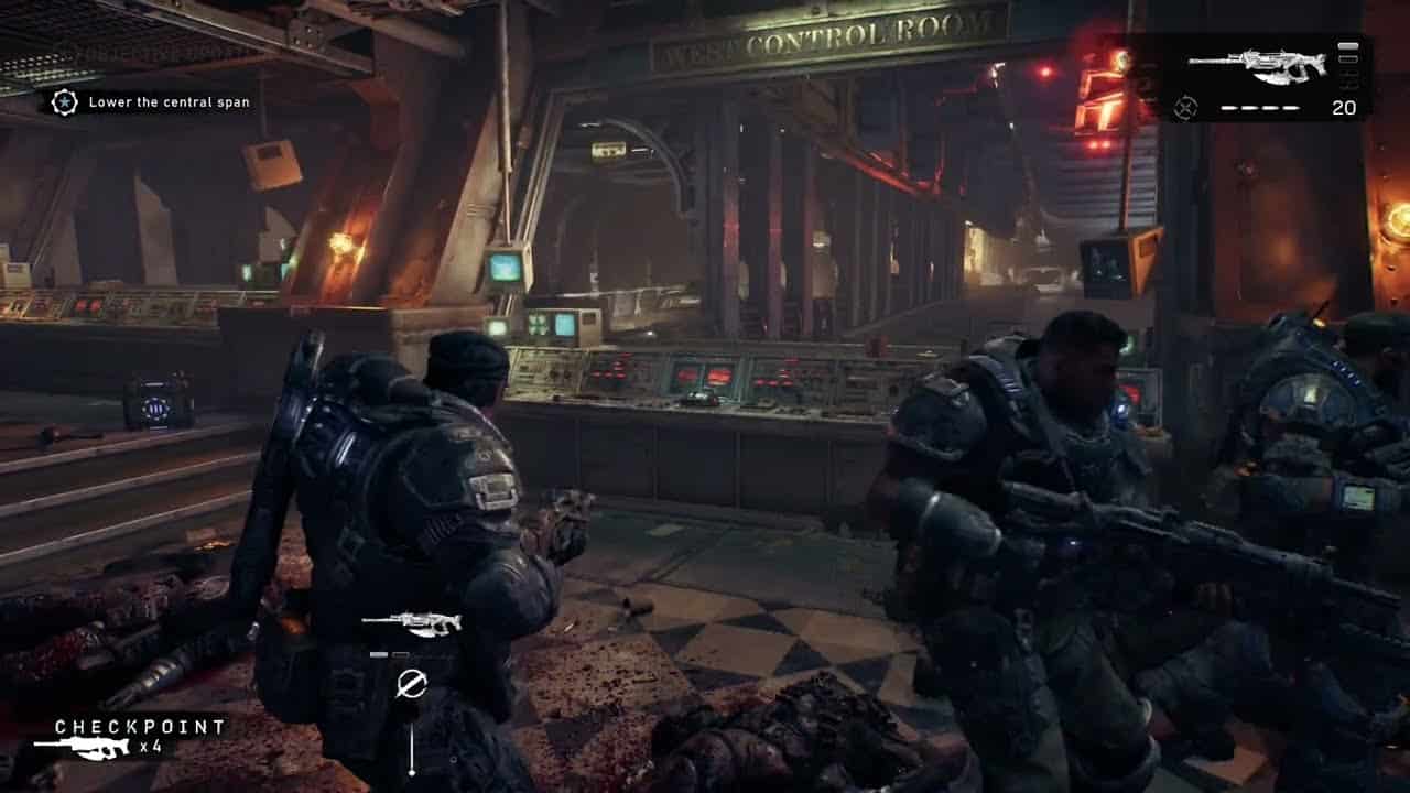 Gears of War: E Day – Act 2 Chapter 1: Control Room: Eliminate The Threat – Breachshot Gameplay