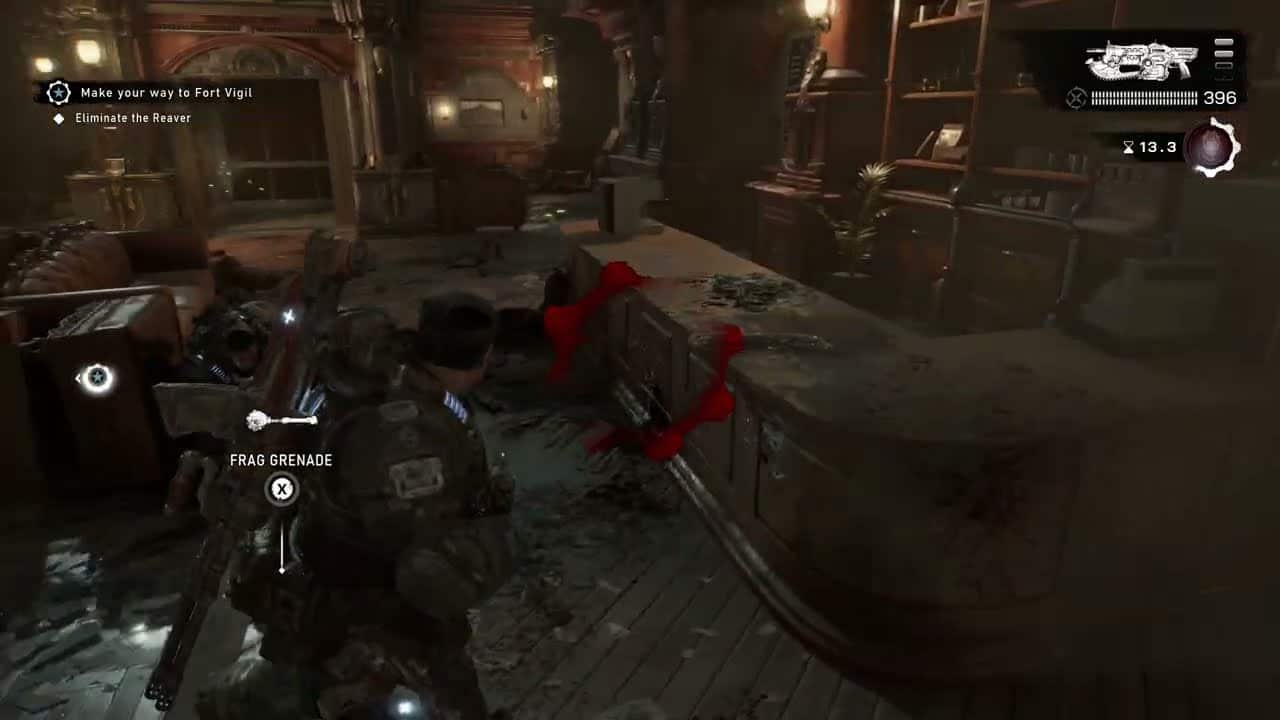 Gears of War: E Day – Act 3 Chapter 5: Eliminate The Locust: Reaver, Boomers Rooftops Gameplay